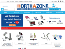Tablet Screenshot of orthazone.com
